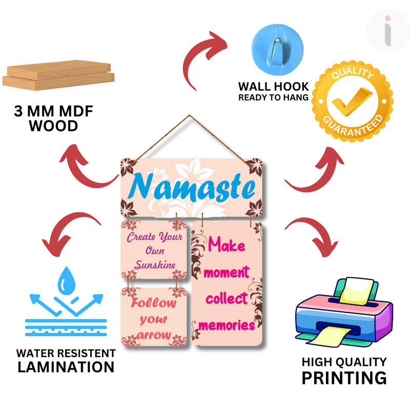 "Namaste Vibes"   Wall Hanging