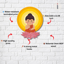 Peaceful Buddha MDF Key Holder - ICraft asia