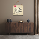 " Love Lives Here – Elephant Family " Wall Hanging - ICraft asia