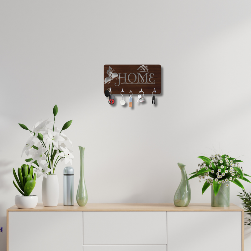 Home Wooden Wall Key Holder - ICraft asia