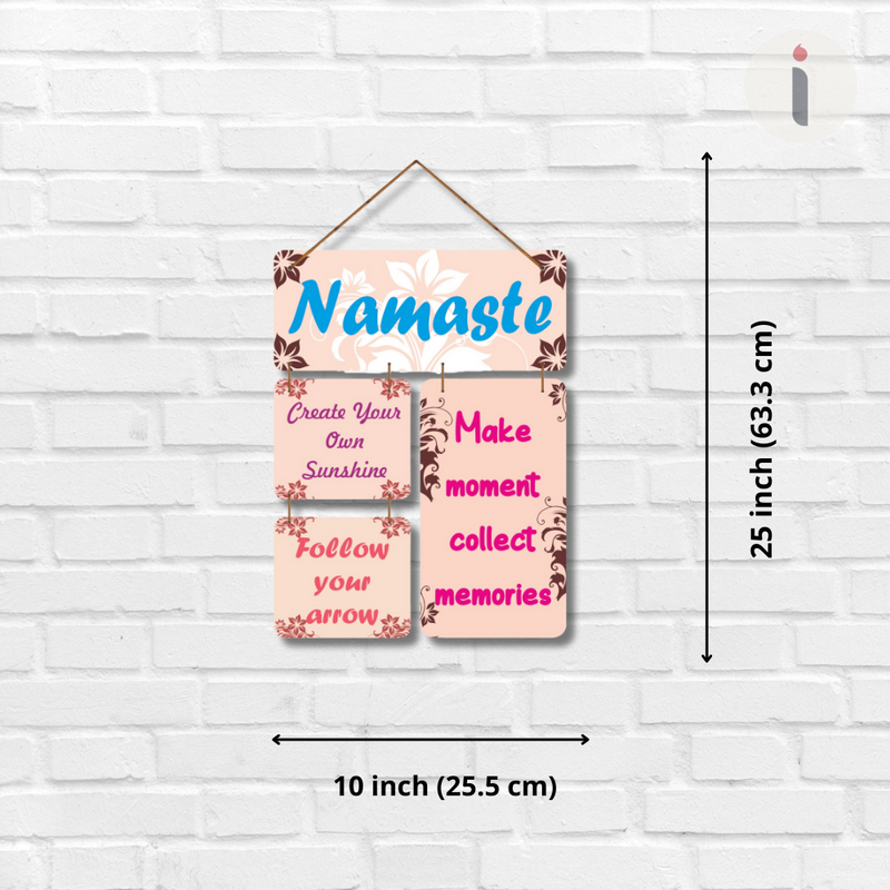 "Namaste Vibes"   Wall Hanging