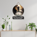 Buddha Peace Quote Wooden Wall Hanging