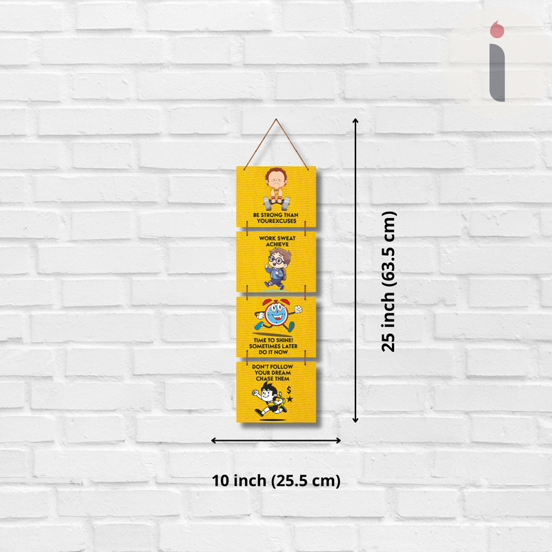 Kids Motivation Wall Hanging