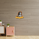 Lord Shiva Wooden Key Holder with Floral - ICraft asia