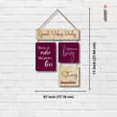 "Good Vibes Only" Wall Hanging - ICraft asia