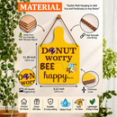 Donut Worry Bee Happy Wall Hanging