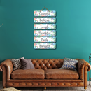 "Grateful, Believe, Laugh, Thankful, Faith, Blessed" Wall Hanging - ICraft asia