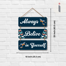 “Always Believe in Yourself” Inspirational Butterfly Wall Hanging - ICraft asia