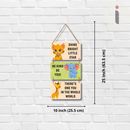 “Shine Bright, Be You” – Motivational Animal Wall Hanging for Kids - ICraft asia
