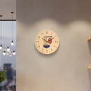 Ramen Time Birch Clock