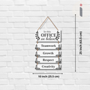 “In This Office We Believe” – Motivational Workplace Wall Hanging - ICraft asia