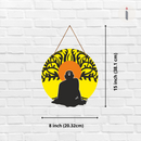 Eternal Light of Swami Samarth – Abstract Spiritual Wall Hanging - ICraft asia