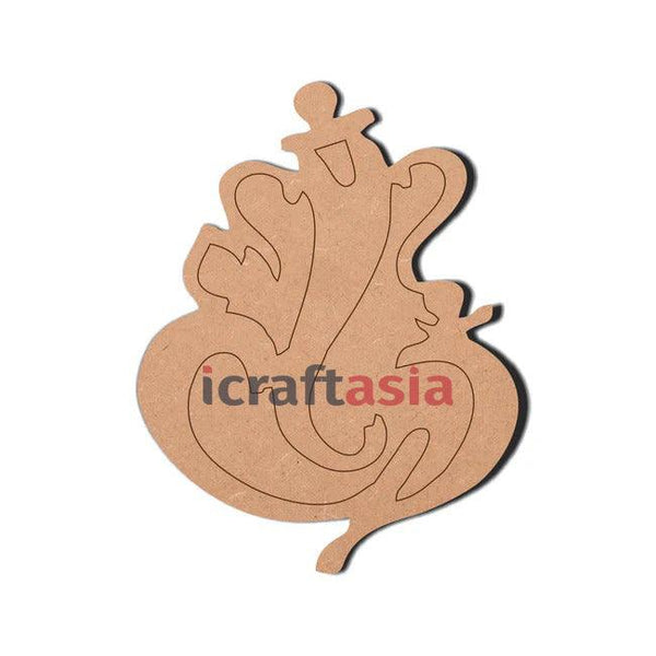 MDF Ganesha Fridge Magnet