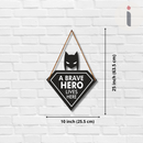 "A Brave Hero Lives Here" – Superhero-Inspired Kids Room Wall Hanging - ICraft asia