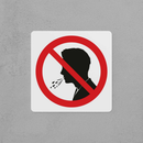 No Spitting Sign