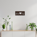 Wooden "Home ♥ Key" Wall Key Holder - ICraft asia