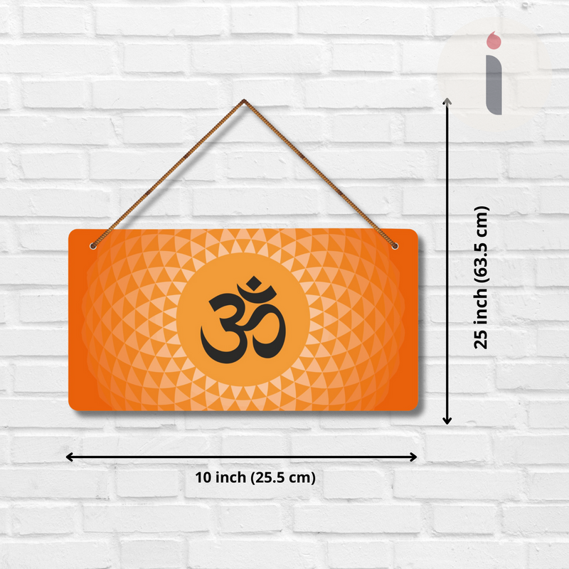 Design Om Wooden Wall Hanging