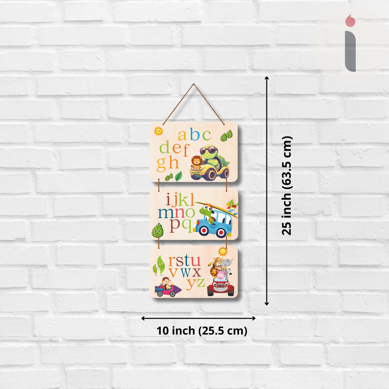 ABC Jungle Ride – Fun Alphabet Wall Hanging for Kids' Room - ICraft asia