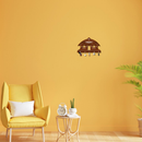 Elegant Wooden House Design Key Holder