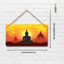 Buddha Wooden Wall Hanging - ICraft asia
