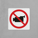 No Video Recording Sign