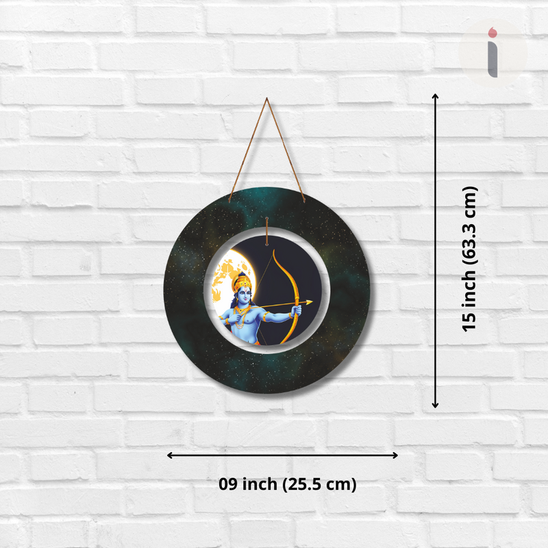 Shri Ram Cosmic Warrior Wall Hanging - ICraft asia