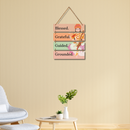 Blessed & Grateful Wooden Wall Hanging