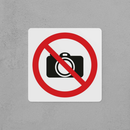 No Photography Sign