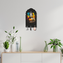 Colorful Buddha Wooden Wall Key Holder - ICraft asia