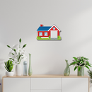 Wooden House Shaped Key Holder - ICraft asia