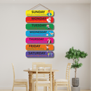 "Sunday to Saturday" wall hanging - ICraft asia