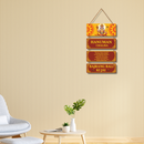 Hanuman Chalisa Wooden Wall Hanging