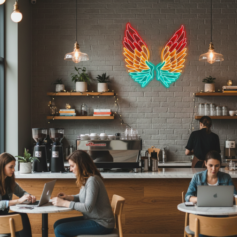 Macaw Wings Neon Sign