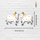 Kamdhenu Cow Wall Hanging (Pair) - ICraft asia