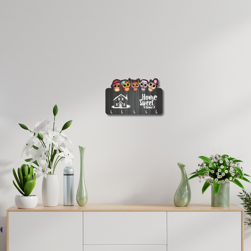 Home Sweet Home Wooden Key Holder - ICraft asia