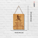 Mahatma Gandhi Quote Wall Hanging - ICraft asia