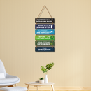 Journey of a Thousand Miles Wall Hanging