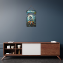 "Shree Krishna" Wooden Wall Hanging - ICraft asia