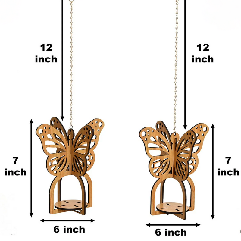Hanging Butterfly Diya Holder