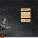 Spiritual Quotes Wooden Wall Hanging
