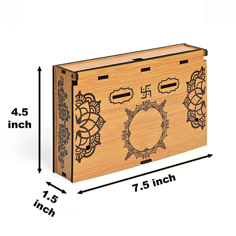 Portable Wooden Mini Mandir