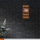 Shiv Parvati Nandi Blessings wooden wall hanging