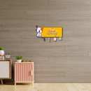 Good Morning Cat Wooden Wall Key Holder - ICraft asia