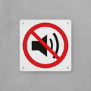 Keep Silence Sign