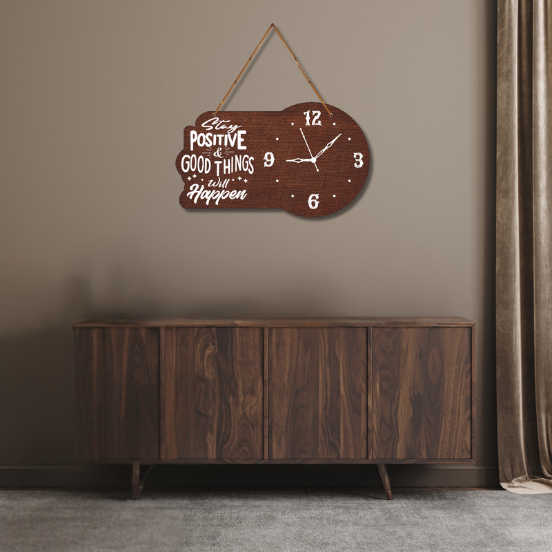 "Stay postive good things will happen"  Wall Hanging