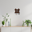 Wooden Om & Swastik Key Holder - ICraft asia