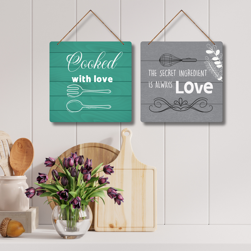 "Cooked with Love" Wall Hanging