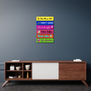 "Party Rules" Wall Hanging - ICraft asia