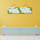 Bathroom Rules Wall Hanging