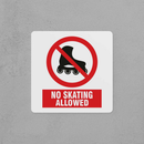 No Skating Allowed Sign